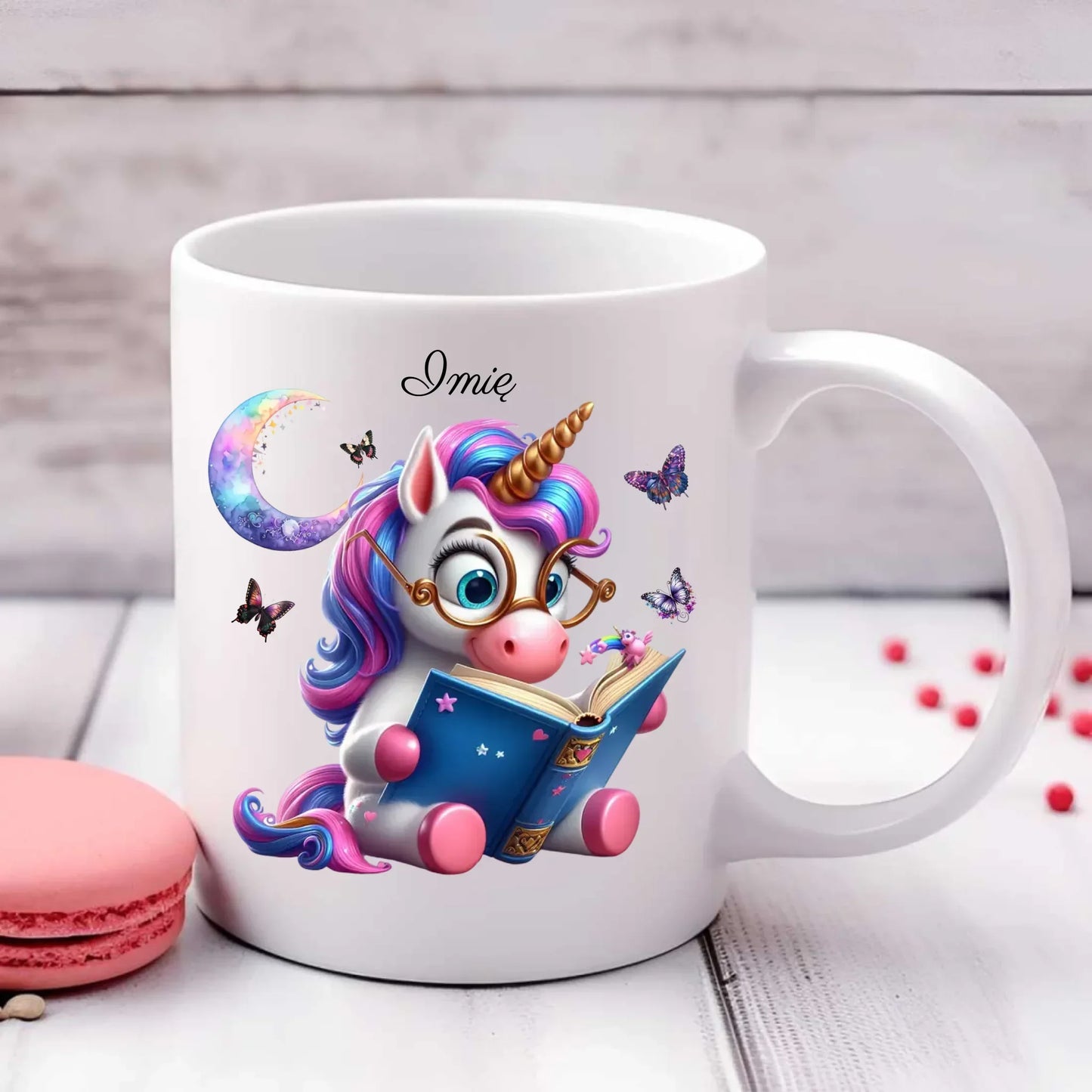 Księżycowy jednorożec | Kubek dla dziecka DD11 - StoryCups.pl