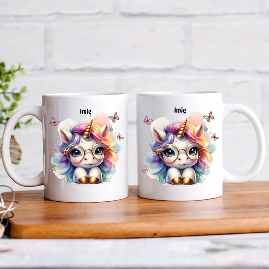 Jednorożec ze złotym rogiem | Kubek dla dziecka DD13 - StoryCups.pl