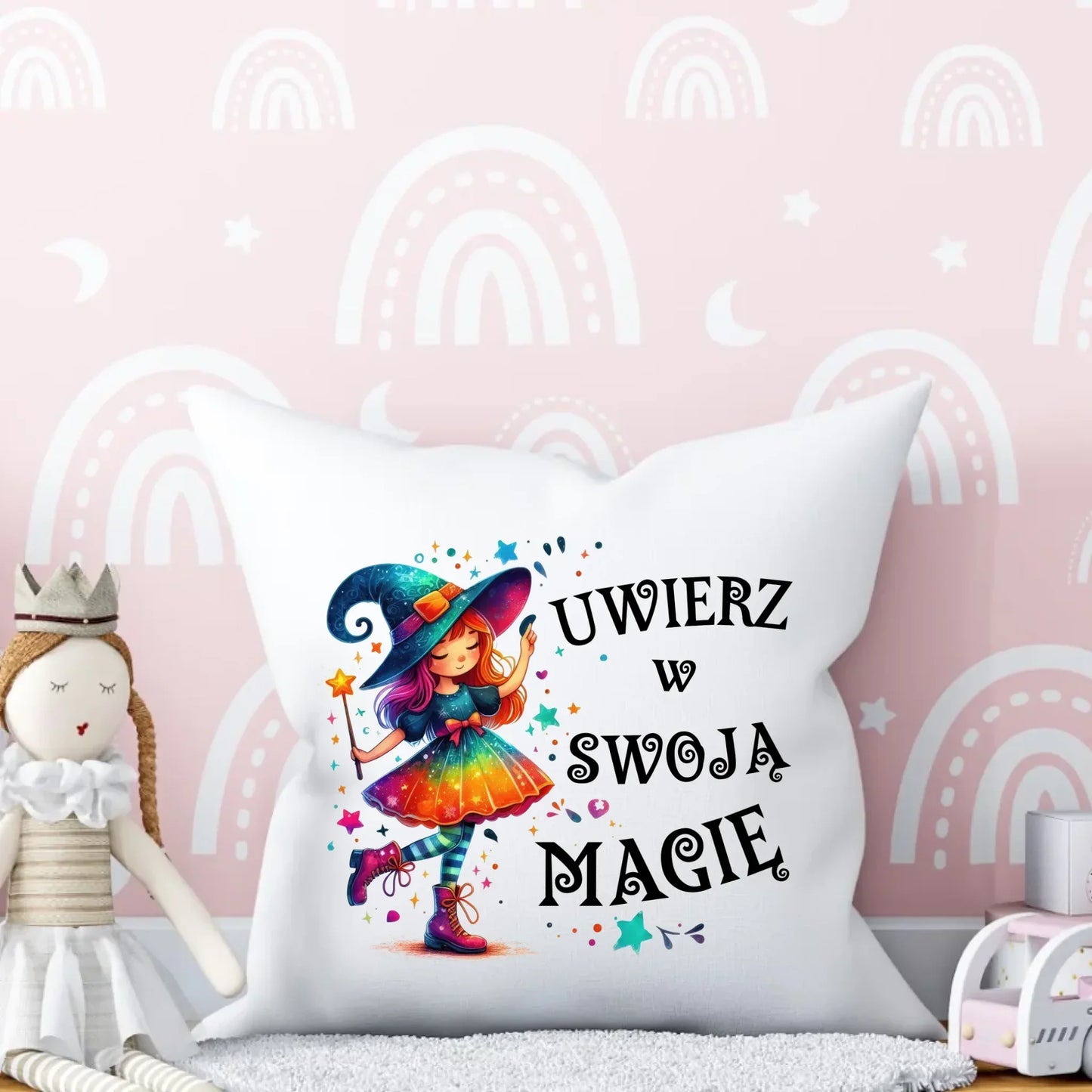 Uwierz w swoją magię wróżka | Poduszka dla dziecka DD16 - StoryCups.pl