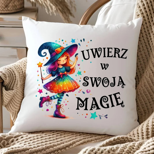 Uwierz w swoją magię wróżka | Poduszka dla dziecka DD16 - StoryCups.pl