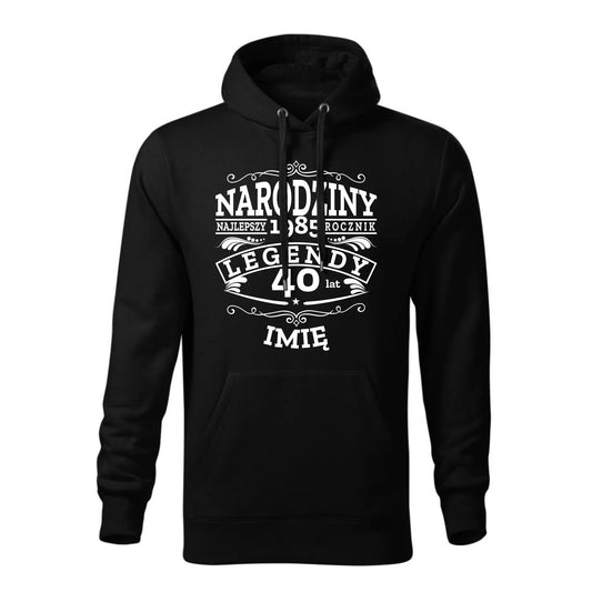 Narodziny Legendy | Bluza męska z kapturem na urodziny U01 - StoryCups.pl