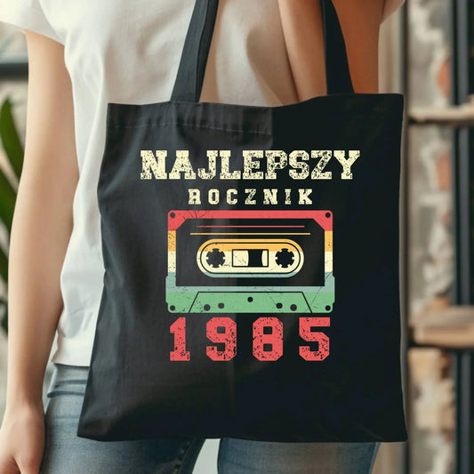 Najlepszy rocznik | Personalizowana torba na urodziny U02 - StoryCups.pl