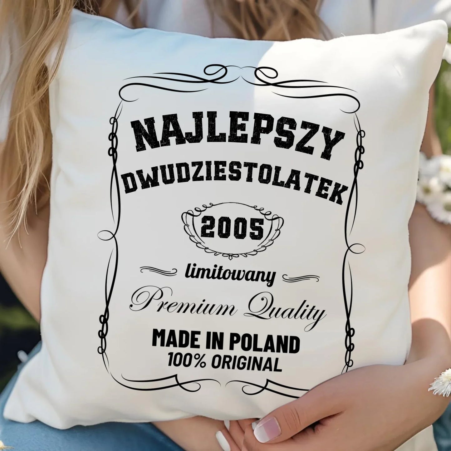 Najlepszy dwudziestolatek | Poduszka prezent na 20 urodziny U04 - StoryCups.pl