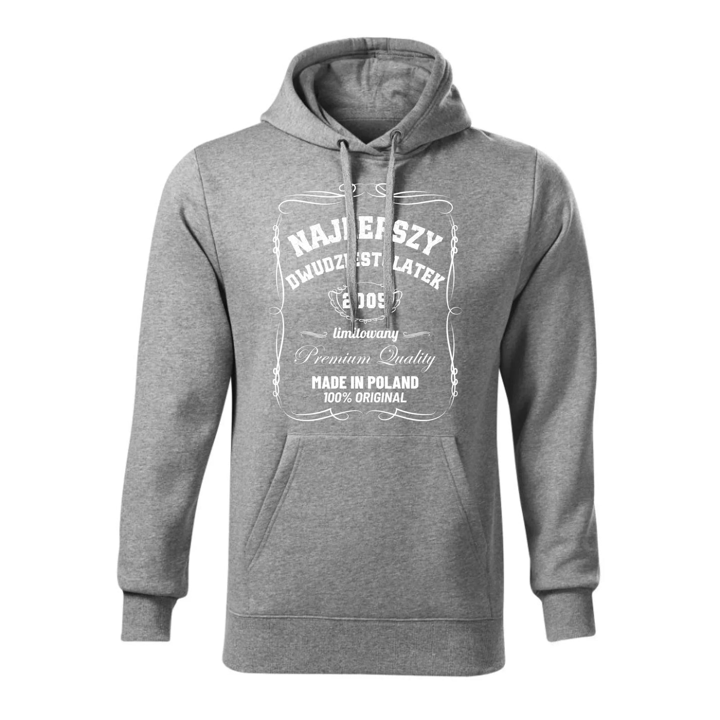 Najlepszy dwudziestolatek | Bluza męska z kapturem na 20 urodziny U04 - StoryCups.pl