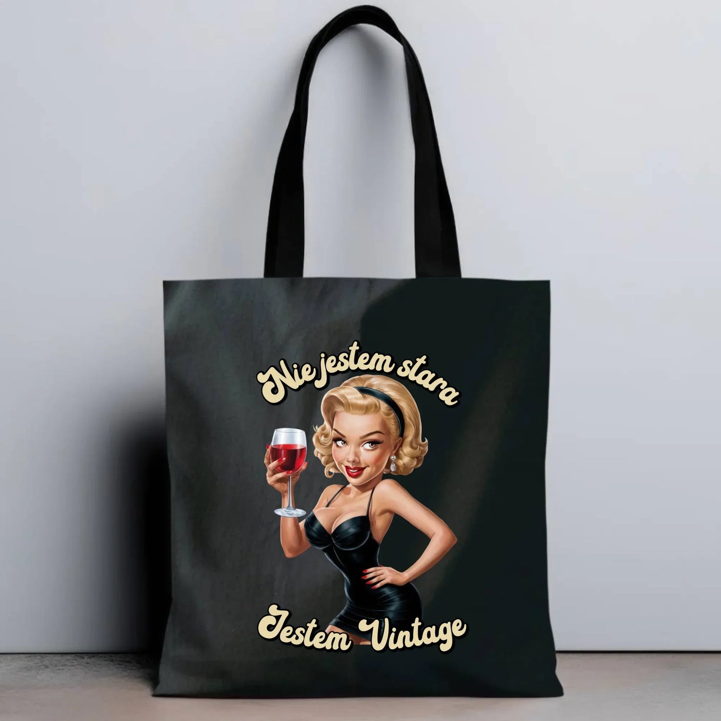Nie jestem stara jestem vintage | Personalizowana torba na urodziny U05 - StoryCups.pl