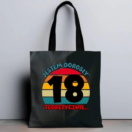 Jestem dorosły 18stka | Torba prezent na osiemnastkę U07 - StoryCups.pl