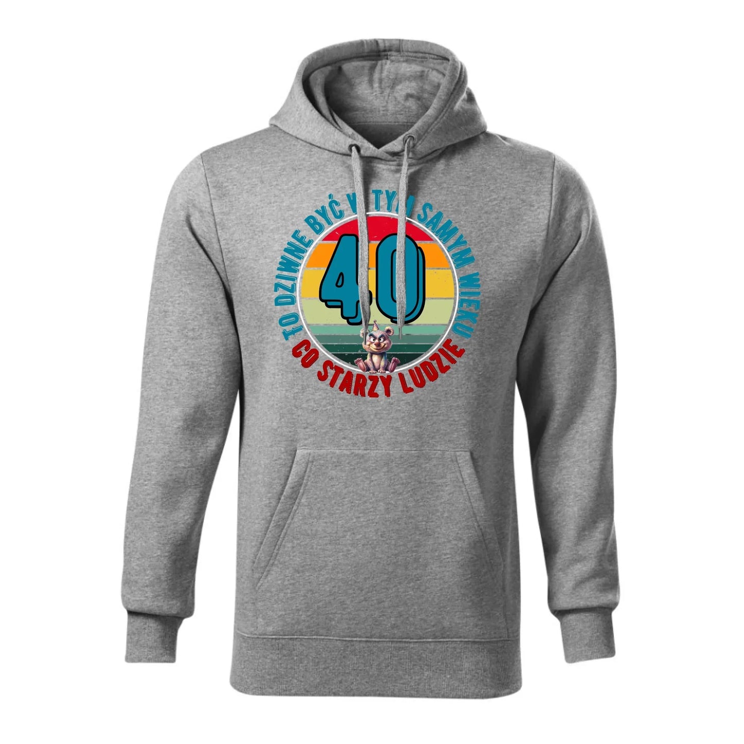 To dziwne (wiek) | Bluza męska z kapturem prezent na urodziny U08 - StoryCups.pl