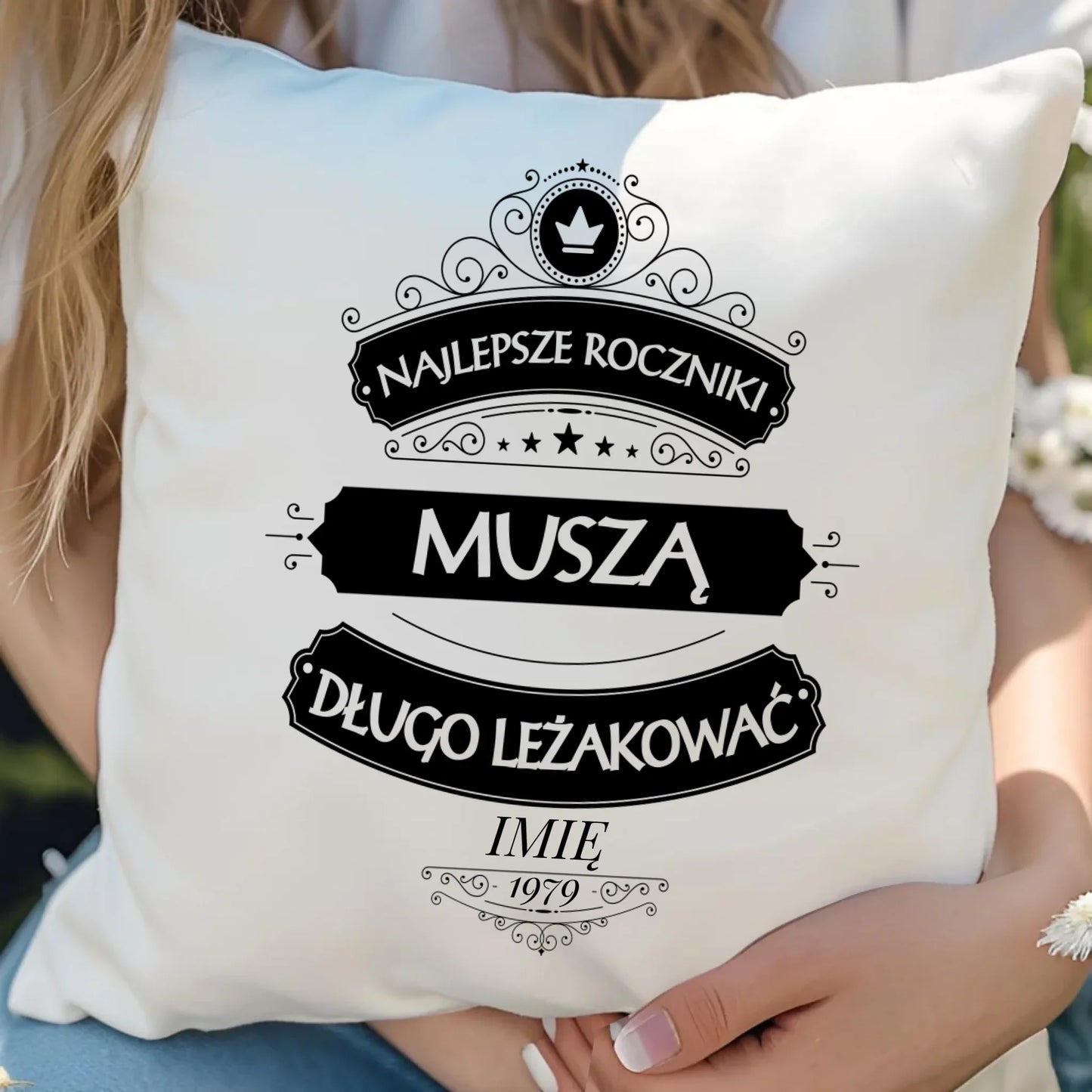 Najlepsze roczniki | Personalizowana poduszka prezent na urodziny U09 - StoryCups.pl