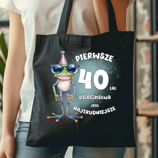 Pierwsze 40 lat dzieciństwa jest najtrudniejsze | Torba na urodziny U20 - StoryCups.pl