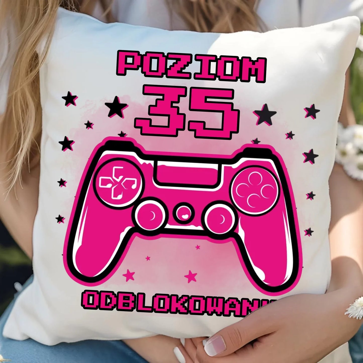 Poziom odblokowany (wiek) | Poduszka na urodziny dla gracza U23 - StoryCups.pl