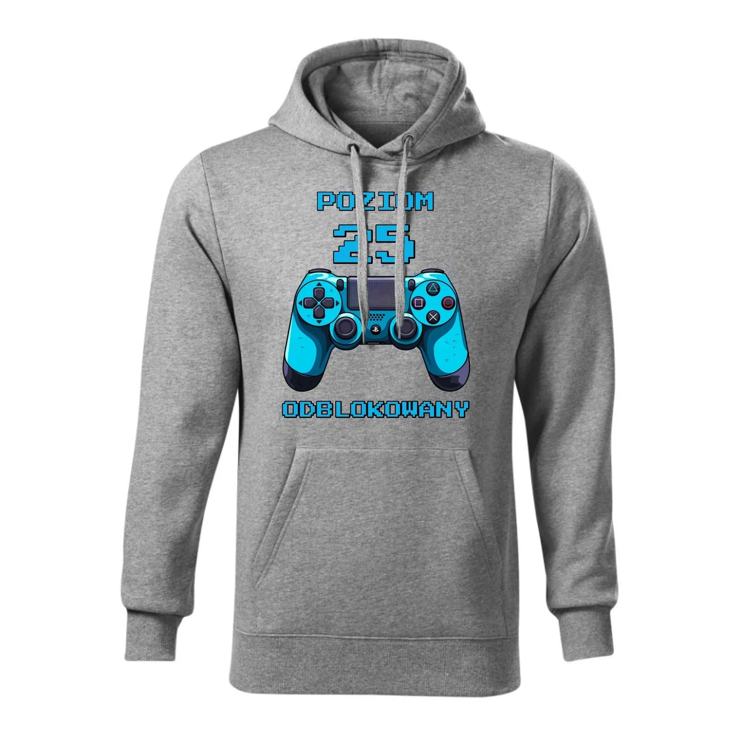 Poziom odblokowany (wiek) | Bluza męska z kapturem na urodziny U24 - StoryCups.pl