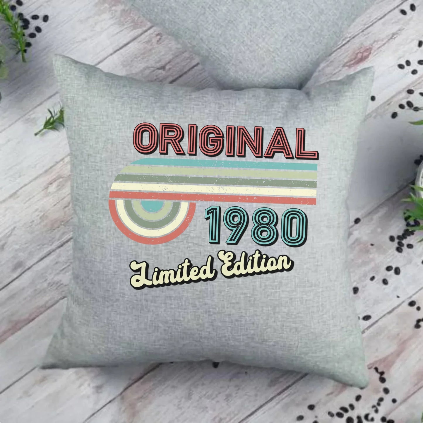 Edycja limitowana 80' rok urodzenia | Poduszka na urodziny U31 - StoryCups.pl