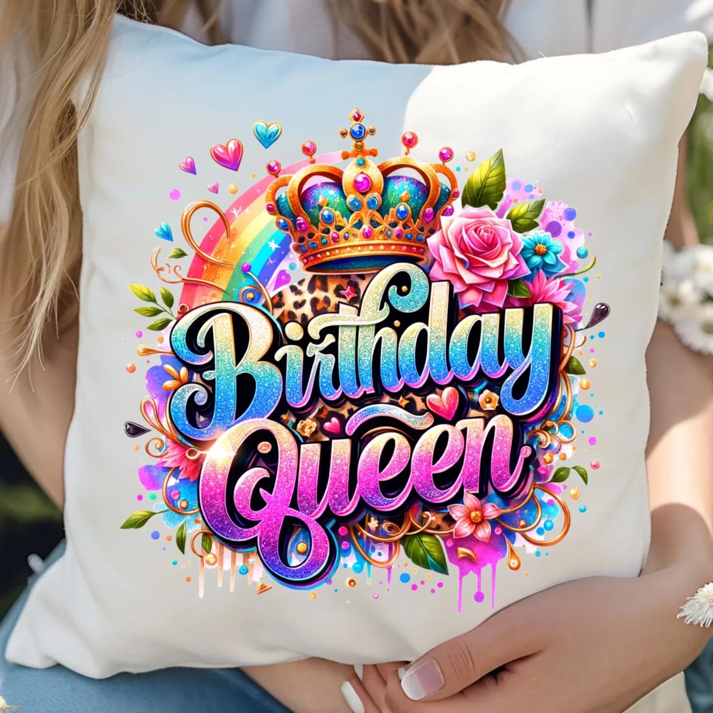 Birthday Queen | Poduszka na urodziny U32 - StoryCups.pl