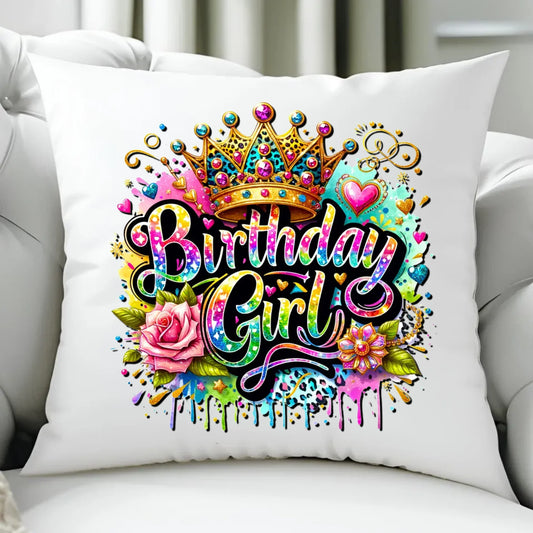 Birthday Girl | Poduszka na urodziny U34 - StoryCups.pl