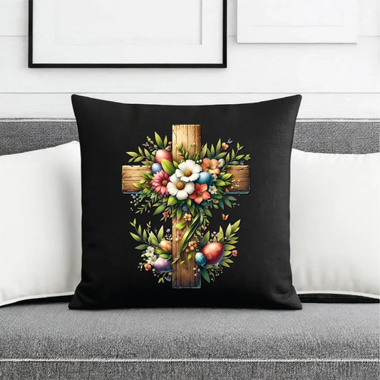 Krzyż | Poduszka dekoracyjna na Wielkanoc WN02 - StoryCups.pl