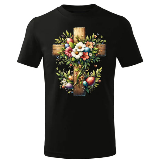 Krzyż | Koszulka dziecięca na Wielkanoc WN02 - StoryCups.pl