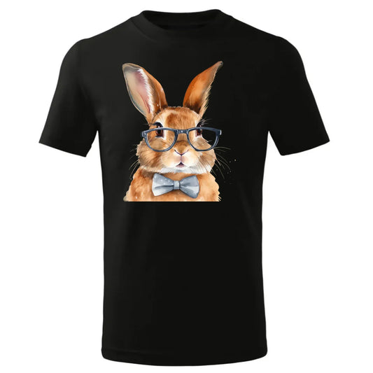 Zając w okularach | Koszulka dziecięca na Wielkanoc WN12 - StoryCups.pl