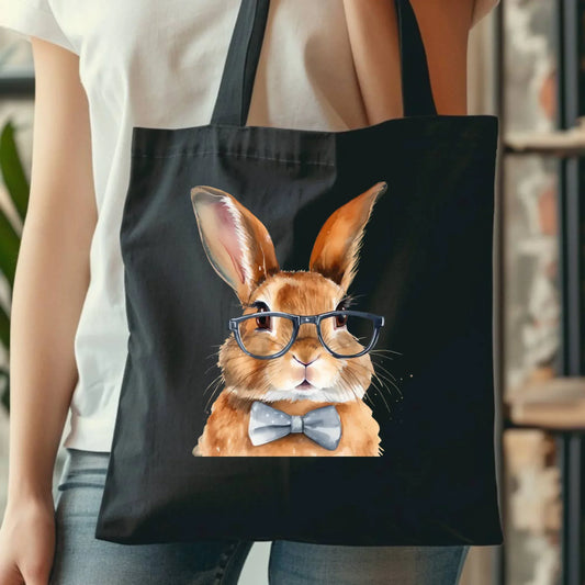 Zając w okularach | Torba na Wielkanoc WN12 - StoryCups.pl