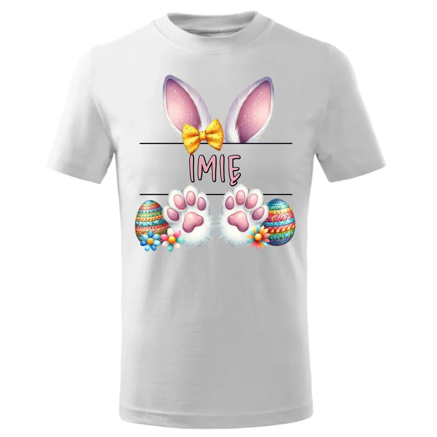Zajączek z imieniem | Koszulka dziecięca na Wielkanoc WN13 - StoryCups.pl