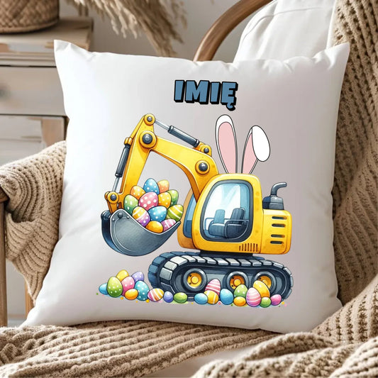 Koparka | Poduszka dla dziecka na Wielkanoc WN17 - StoryCups.pl