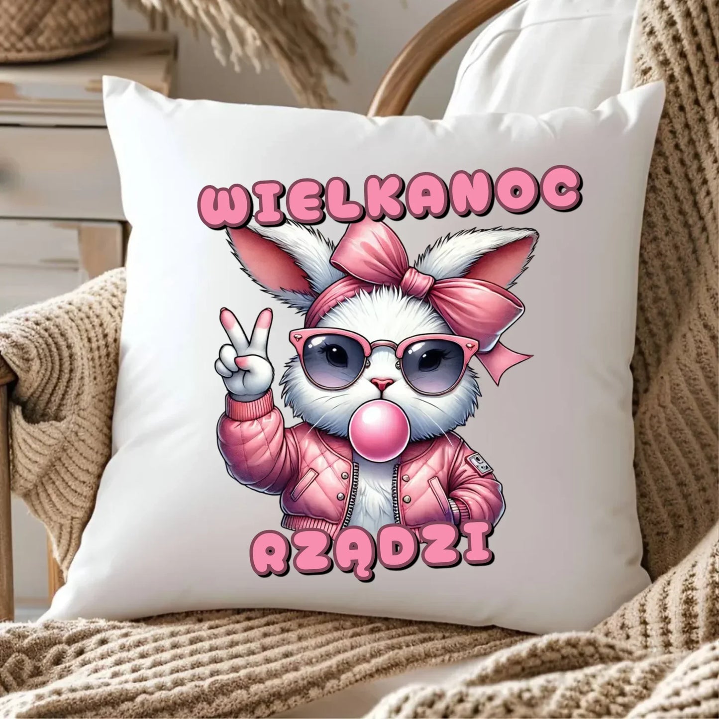 Wielkanoc rządzi | Poduszka Wielkanocna WN18 - StoryCups.pl