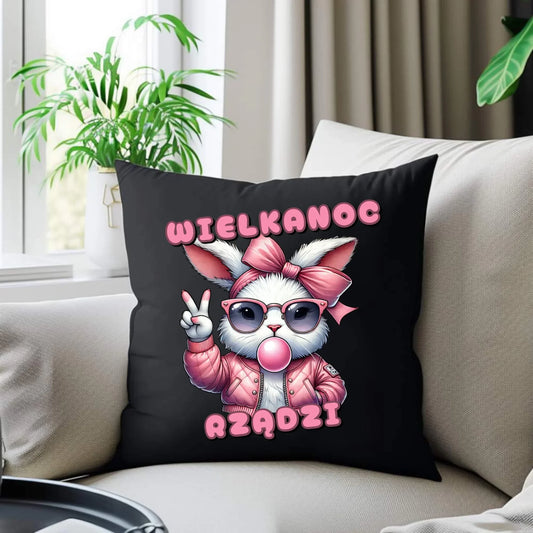 Wielkanoc rządzi | Poduszka dekoracyjna Wielkanocna WN18 - StoryCups.pl