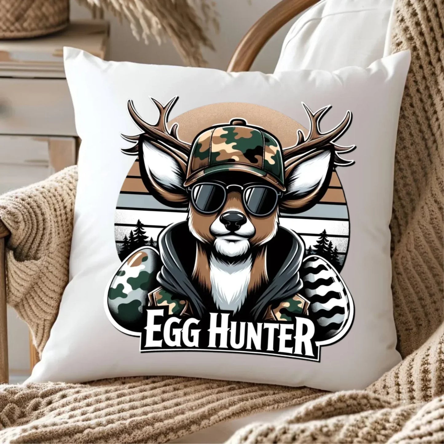 Egg Hunter | Poduszka Wielkanocna WN19 - StoryCups.pl