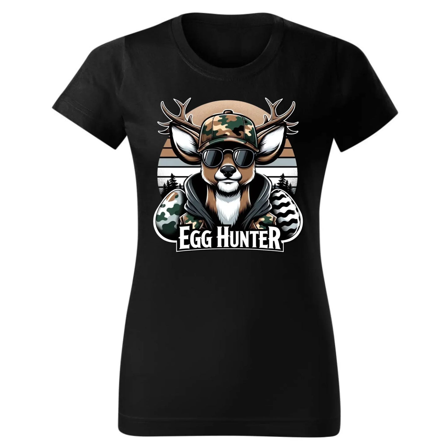 Egg Hunter | Wielkanocna koszulka damska WN19 - StoryCups.pl