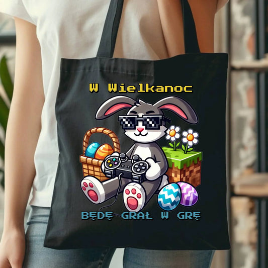 Zajączek Minecraft | Torba Wielkanocna WN22 - StoryCups.pl