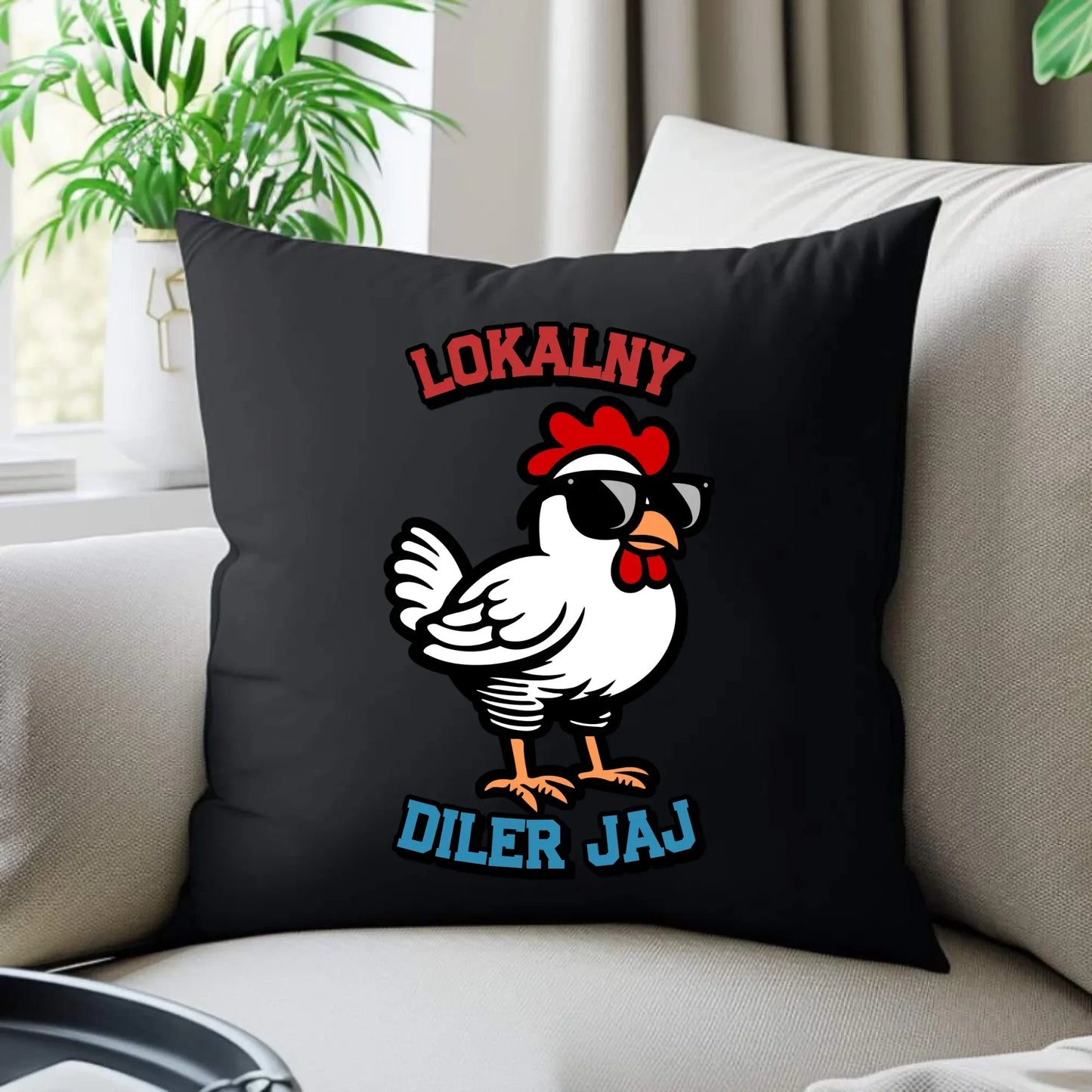 Lokalny diler jaj | Poduszka dekoracyjna Wielkanocna WN24 - StoryCups.pl