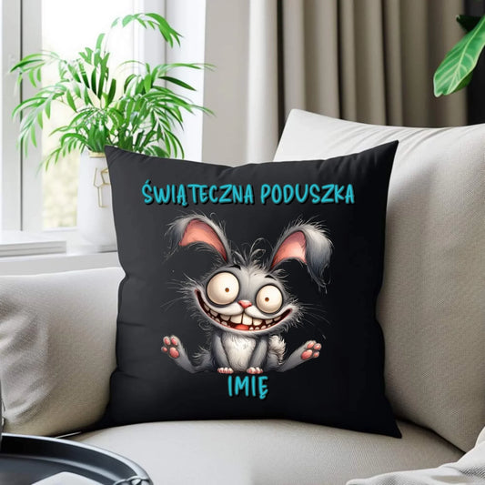 Świąteczna poduszka dekoracyjna na Wielkanoc imię WN26 - StoryCups.pl