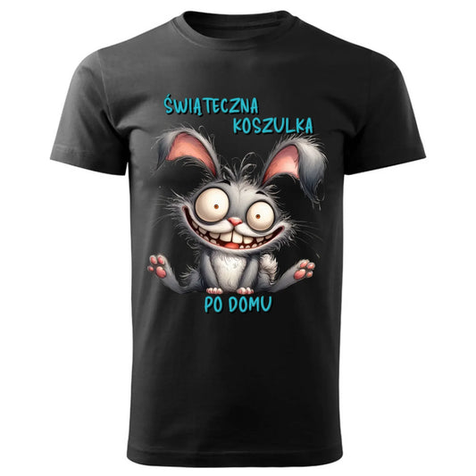 Świąteczna koszulka po domu | Koszulka męska na Wielkanoc WN26 - StoryCups.pl