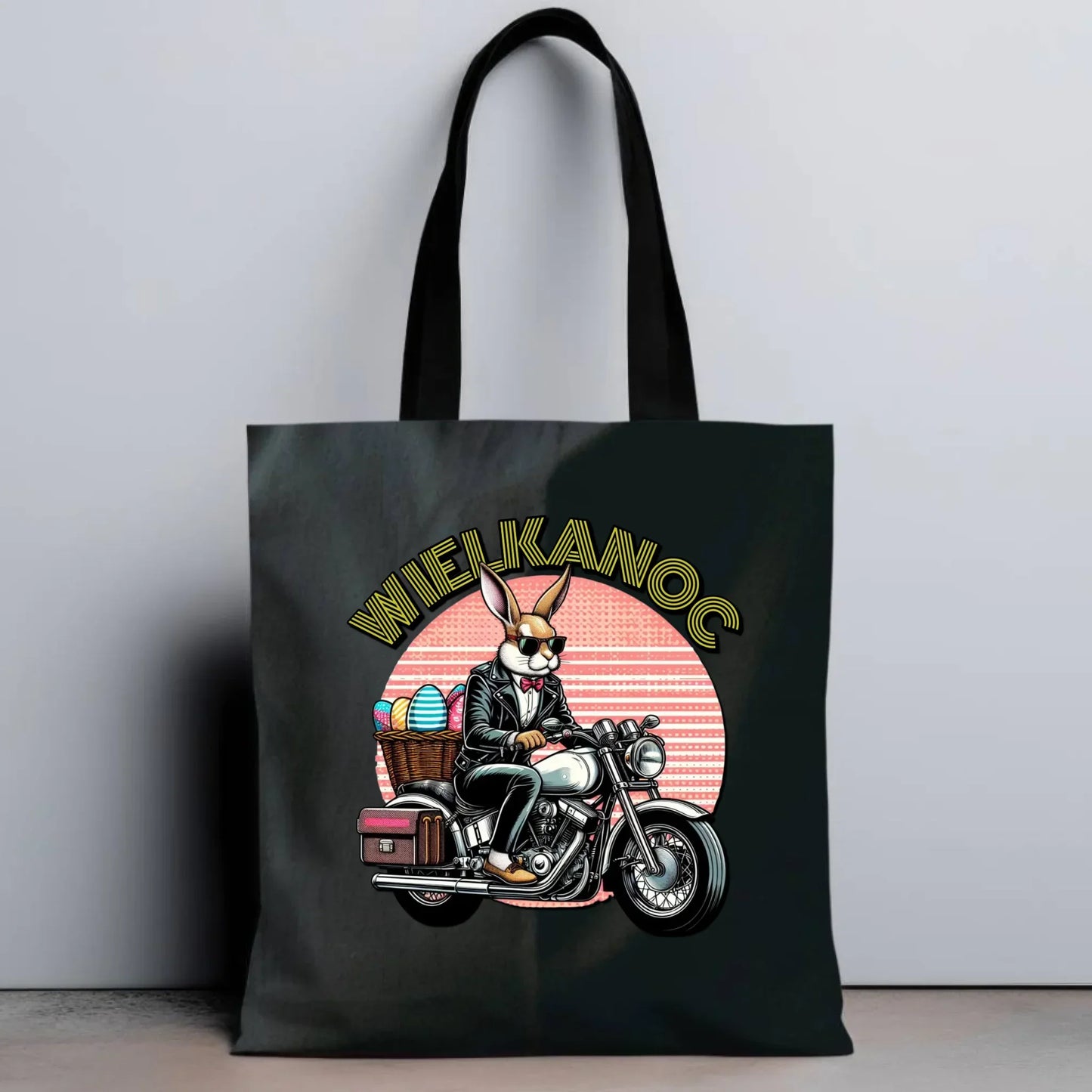 Zając na motorze | Torba Wielkanocna WN29 - StoryCups.pl