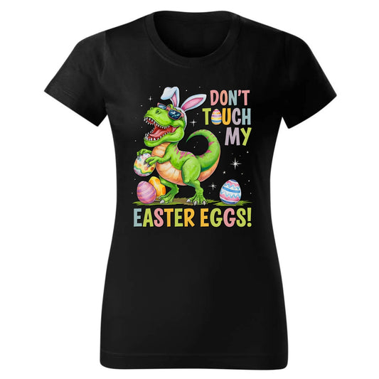 Don't touch my easter eggs | Koszulka damska na Wielkanoc WN34 - StoryCups.pl