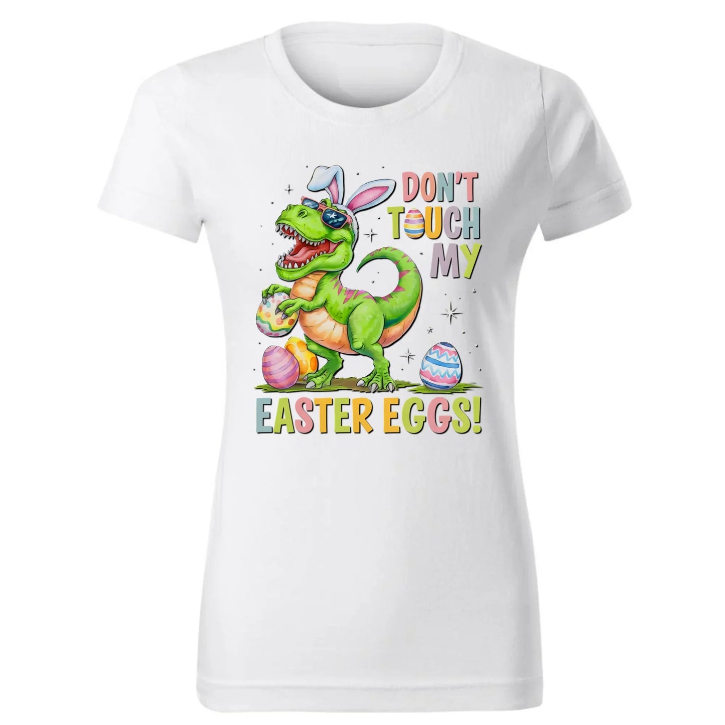 Don't touch my easter eggs | Koszulka damska na Wielkanoc WN34 - StoryCups.pl