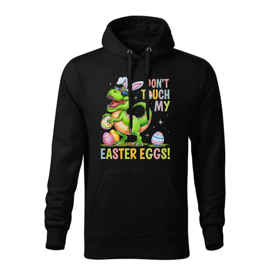 Don't touch my easter eggs | Bluza męska z kapturem na Wielkanoc WN34 - StoryCups.pl
