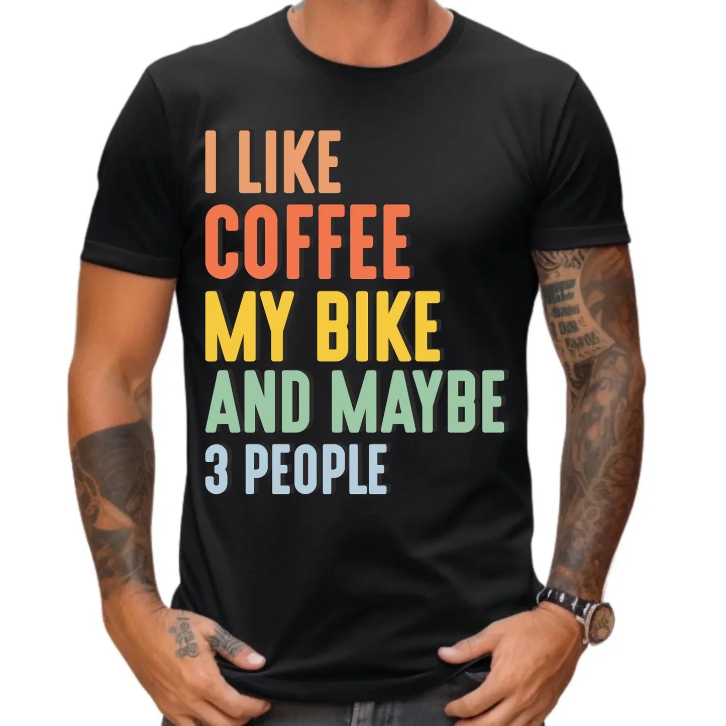 Lubię swój rower | Koszulka męska z rowerem HR05 - StoryCups.pl