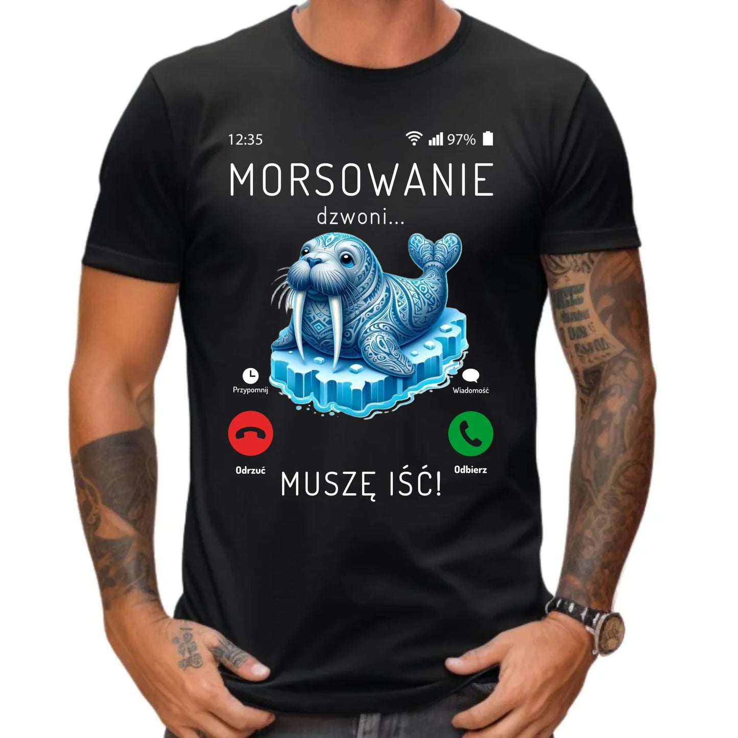 Koszulka męska z nadrukiem na prezent dla niego MĘŻCZYZNY