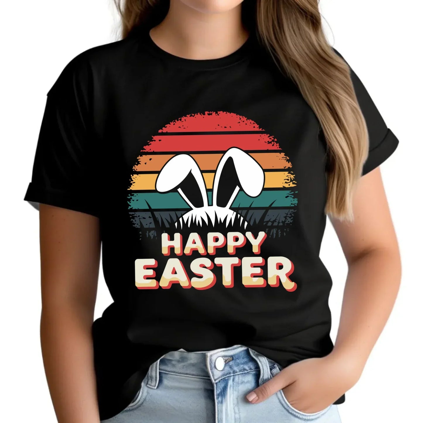 Happy Easter | Koszulka damska na Wielkanoc WN31 - StoryCups.pl