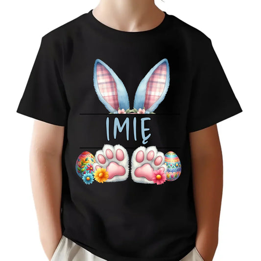 Zajączek z imieniem | Koszulka dziecięca na Wielkanoc WN11 - StoryCups.pl