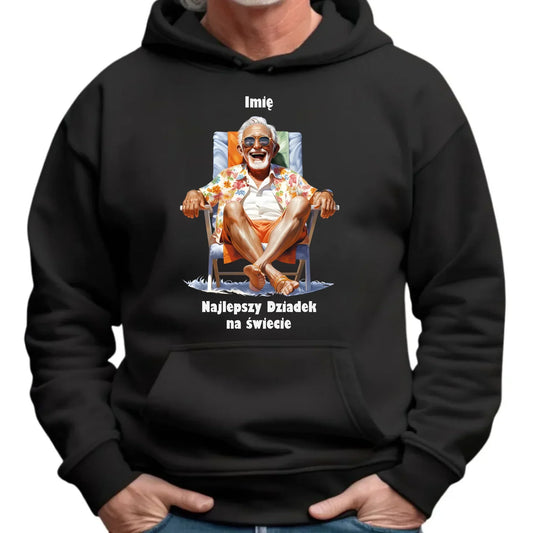 Najlepszy Dziadek na świecie | Bluza męska z kapturem dla dziadka D14 - StoryCups.pl