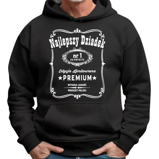 Najlepszy Dziadek na świecie | Bluza męska z kapturem dla dziadka D30 - StoryCups.pl