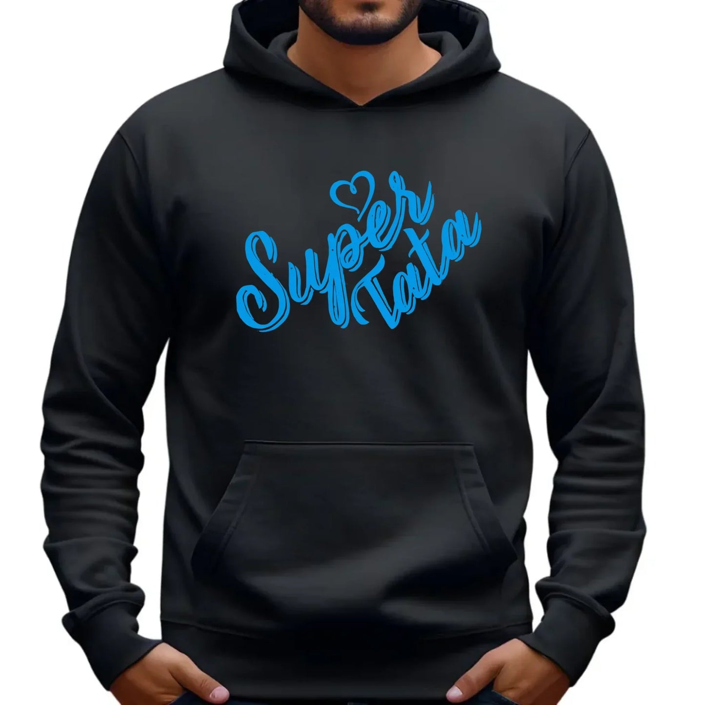 Super tata | Bluza męska z kapturem dla taty DT21 - StoryCups.pl
