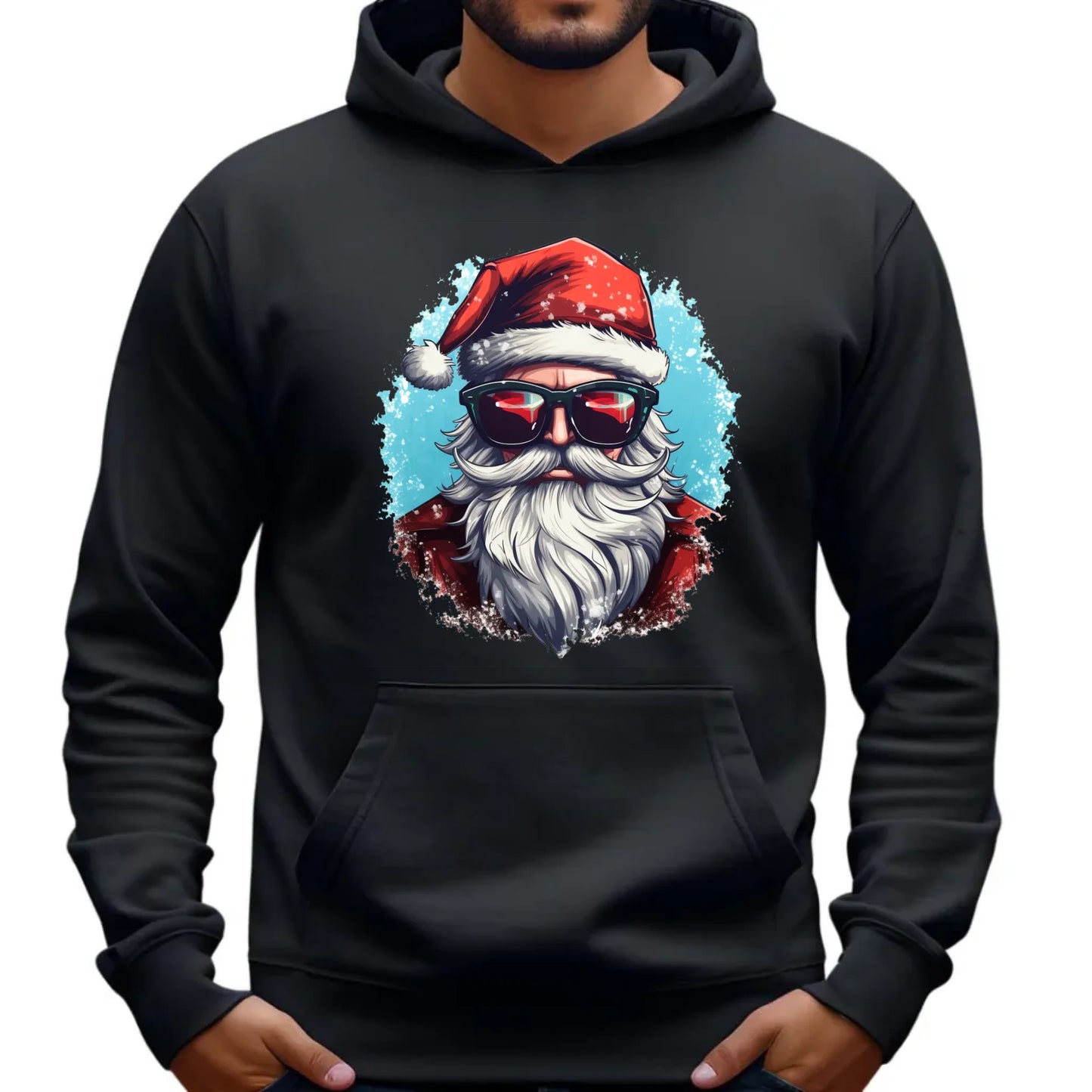 Świąteczna bluza męska z kapturem na prezent hoodie personalizacja