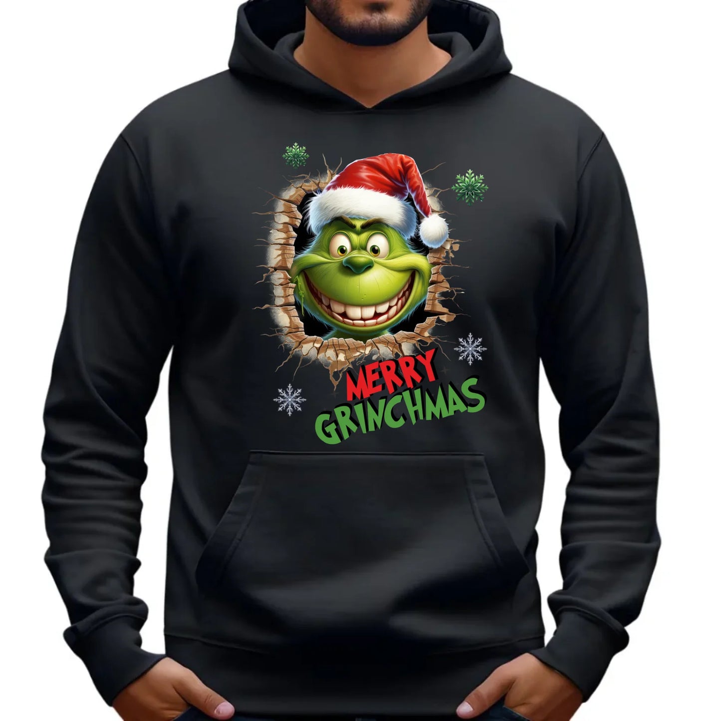 Świąteczna bluza męska z kapturem na prezent hoodie personalizacja