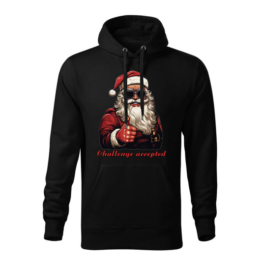 Wyzwanie przyjęte | Świąteczna bluza męska z kapturem BN100 - StoryCups.pl