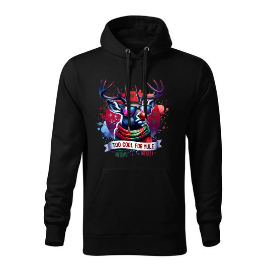 Za fajny na święta | Świąteczna bluza męska z kapturem BN128 - StoryCups.pl