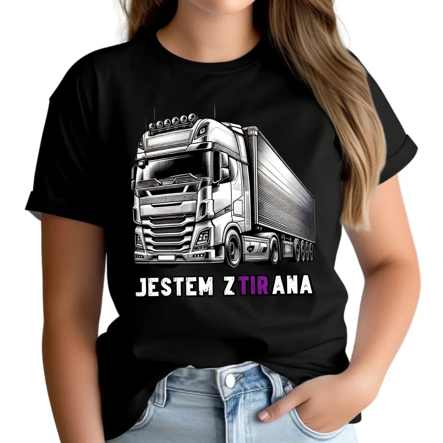 Jestem zTIRana | Koszulka damska dla kierowcy tira ZKT02 - StoryCups.pl