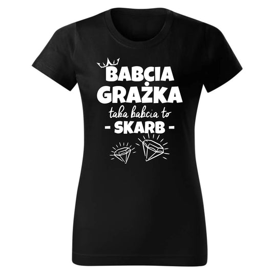 Taka Babcia to skarb | Koszulka damska dla babci B19 - StoryCups.pl