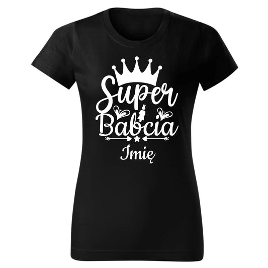 Super Babcia | Koszulka damska dla babci B03 - StoryCups.pl